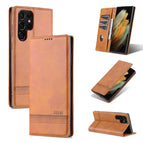 For Samsung Galaxy S22 Ultra 5G / Light Brown