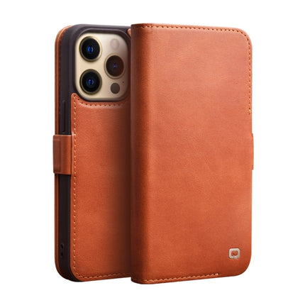QIALINO Magnetic Buckle Leather Phone Case