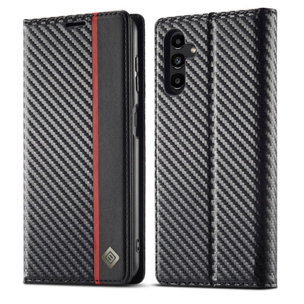 LC.IMEEKE Carbon Fiber Horizontal Flip Leather Phone Case, For Samsung Galaxy A13 5G, For Samsung Galaxy S22 Ultra 5G
