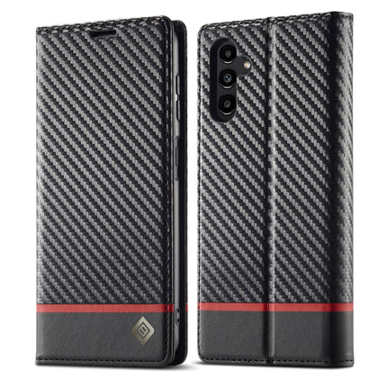 LC.IMEEKE Carbon Fiber Horizontal Flip Leather Phone Case, For Samsung Galaxy A13 5G, For Samsung Galaxy S22 Ultra 5G