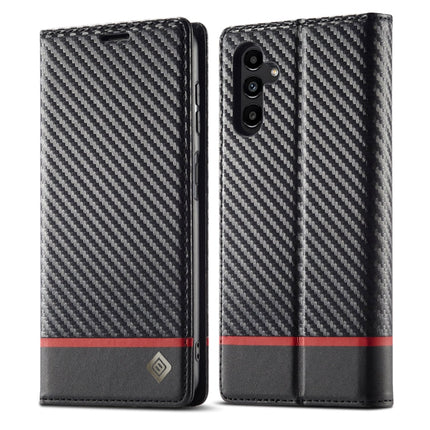 LC.IMEEKE Carbon Fiber Horizontal Flip Leather Phone Case, For Samsung Galaxy A13 5G, For Samsung Galaxy S22 Ultra 5G