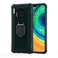 Carbon Fiber Protective Case with 360 Degree Rotating Ring Holder, For Google Pixel 4, For Google Pixel 4 XL, For Huawei Mate 30 Pro, For Huawei Mate 30, For iPhone 11 Pro, For iPhone 11 Pro Max