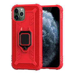 Carbon Fiber Protective Case with 360 Degree Rotating Ring Holder, For Google Pixel 4, For Google Pixel 4 XL, For Huawei Mate 30 Pro, For Huawei Mate 30, For iPhone 11 Pro, For iPhone 11 Pro Max, For iPhone 6 / 7 / 8, For iPhone 6 Plus / 7 Plus / 8 Plus