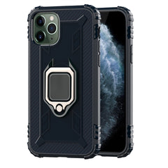 Carbon Fiber Protective Case with 360 Degree Rotating Ring Holder, For Google Pixel 4, For Google Pixel 4 XL, For Huawei Mate 30 Pro, For Huawei Mate 30, For iPhone 11 Pro, For iPhone 11 Pro Max, For iPhone 6 / 7 / 8, For iPhone 6 Plus / 7 Plus / 8 Plus