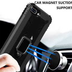 Carbon Fiber Protective Case with 360 Degree Rotating Ring Holder, For iPhone 6 / 7 / 8, For iPhone 6 Plus / 7 Plus / 8 Plus, For iPhone 11, For iPhone XR, For iPhone X / XS, For iPhone XS Max