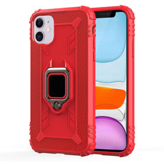 Carbon Fiber Protective Case with 360 Degree Rotating Ring Holder, For iPhone 6 / 7 / 8, For iPhone 6 Plus / 7 Plus / 8 Plus, For iPhone 11, For iPhone XR, For iPhone X / XS, For iPhone XS Max