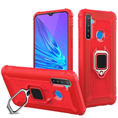 Carbon Fiber Protective Case with 360 Degree Rotating Ring Holder, For OPPO A9 (2020), For OPPO Realme 5 Pro, For OPPO Realme 5, For OPPO Realme XT, For Xiaomi Mi CC9 Pro / Note 10, For Xiaomi Redmi Note 8T