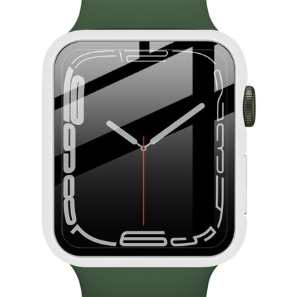 imak PC Case with Tempered Glass Film, For Apple Watch Series 9 / 8 / 7 41mm, For Apple Watch Series 9 / 8 / 7 45mm