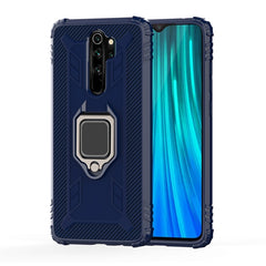 Carbon Fiber Protective Case with 360 Degree Rotating Ring Holder, For Xiaomi Mi CC9 Pro / Note 10, For Xiaomi Redmi Note 8T, For Xiaomi Redmi 8, For Xiaomi Redmi Note 8 Pro, For Xiaomi Redmi Note 8, For Vivo Y19 (U3), For Galaxy A51, For Galaxy A71