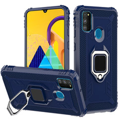 Carbon Fiber Protective Case with 360 Degree Rotating Ring Holder, For Galaxy A90 5G, For Galaxy M30s, For Galaxy S20+, For Galaxy S20, For Galaxy S20 Ultra, For Galaxy Note 10+