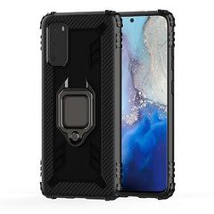 Carbon Fiber Protective Case with 360 Degree Rotating Ring Holder, For Galaxy A90 5G, For Galaxy M30s, For Galaxy S20+, For Galaxy S20, For Galaxy S20 Ultra, For Galaxy Note 10+