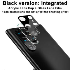 imak Integrated Rear Camera Lens Tempered Glass Film Black Version, For Samsung Galaxy S22 Ultra 5G