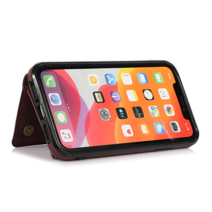 Three-fold Leather Phone Case with Card Slot & Wallet & Holder, For iPhone 11 Pro, For iPhone 11, For iPhone XR, For iPhone 8 Plus & 7 Plus