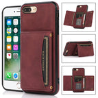 For iPhone 8 Plus & 7 Plus / Wine Red