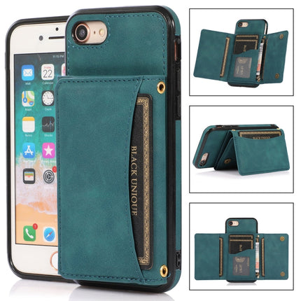 Three-fold Leather Phone Case with Card Slot & Wallet & Holder, For iPhone SE 2022 / SE 2020 / 8 / 7