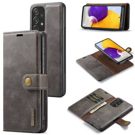 DG.MING Crazy Horse Texture Detachable Magnetic Leather Phone Case, For Samsung Galaxy A13 4G, For Samsung Galaxy A33 5G, For Samsung Galaxy A53 5G, For Samsung Galaxy A73 5G