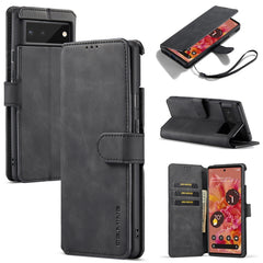 DG.MING Retro Oil Side Horizontal Flip Leather Case with Holder & Card Slots & Wallet, For OnePlus Nord 2, For Google Pixel 6, For Google Pixel 6 Pro, For Huawei P50