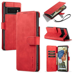 DG.MING Retro Oil Side Horizontal Flip Leather Case with Holder & Card Slots & Wallet, For OnePlus Nord 2, For Google Pixel 6, For Google Pixel 6 Pro, For Huawei P50
