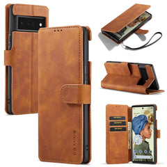 DG.MING Retro Oil Side Horizontal Flip Leather Case with Holder & Card Slots & Wallet, For OnePlus Nord 2, For Google Pixel 6, For Google Pixel 6 Pro, For Huawei P50