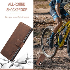DG.MING Retro Oil Side Horizontal Flip Leather Case with Holder & Card Slots & Wallet, For Huawei P50 Pro, For Samsung Galaxy A53 5G, For Samsung Galaxy S22, For Samsung Galaxy S22 Ultra