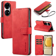 DG.MING Retro Oil Side Horizontal Flip Leather Case with Holder & Card Slots & Wallet, For Huawei P50 Pro, For Samsung Galaxy A53 5G, For Samsung Galaxy S22, For Samsung Galaxy S22 Ultra