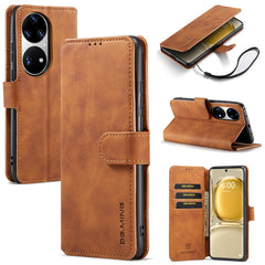 DG.MING Retro Oil Side Horizontal Flip Leather Case with Holder & Card Slots & Wallet, For Huawei P50 Pro, For Samsung Galaxy A53 5G, For Samsung Galaxy S22, For Samsung Galaxy S22 Ultra