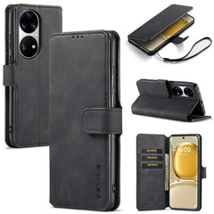 DG.MING Retro Oil Side Horizontal Flip Leather Case with Holder & Card Slots & Wallet, For Huawei P50 Pro, For Samsung Galaxy A53 5G, For Samsung Galaxy S22, For Samsung Galaxy S22 Ultra