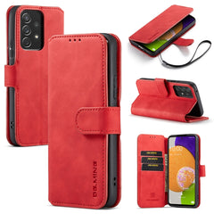 DG.MING Retro Oil Side Horizontal Flip Leather Case with Holder & Card Slots & Wallet, For Huawei P50 Pro, For Samsung Galaxy A53 5G, For Samsung Galaxy S22, For Samsung Galaxy S22 Ultra