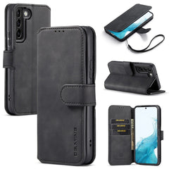 DG.MING Retro Oil Side Horizontal Flip Leather Case with Holder & Card Slots & Wallet, For Huawei P50 Pro, For Samsung Galaxy A53 5G, For Samsung Galaxy S22, For Samsung Galaxy S22 Ultra