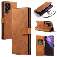 DG.MING Retro Oil Side Horizontal Flip Leather Case with Holder & Card Slots & Wallet, For Huawei P50 Pro, For Samsung Galaxy A53 5G, For Samsung Galaxy S22, For Samsung Galaxy S22 Ultra