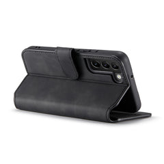 DG.MING Retro Oil Side Horizontal Flip Leather Case with Holder & Card Slots & Wallet, For Samsung Galaxy S22+