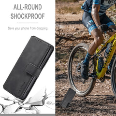 DG.MING Retro Oil Side Horizontal Flip Leather Case with Holder & Card Slots & Wallet, For Samsung Galaxy S22+