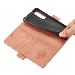 LC.IMEEKE PU + TPU Skin-friendly Feeling Leather Phone Case, For Samsung Galaxy S22+ 5G