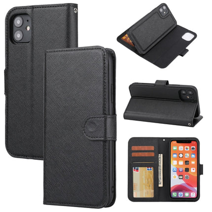 Cross Texture Detachable Leather Phone Case, For iPhone 12 mini, For iPhone 12 / 12 Pro, For iPhone 12 Pro Max, For iPhone 11, For iPhone 11 Pro, For iPhone 11 Pro Max