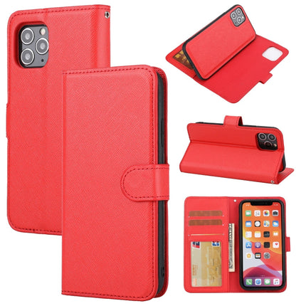 Cross Texture Detachable Leather Phone Case, For iPhone 12 mini, For iPhone 12 / 12 Pro, For iPhone 12 Pro Max, For iPhone 11, For iPhone 11 Pro, For iPhone 11 Pro Max