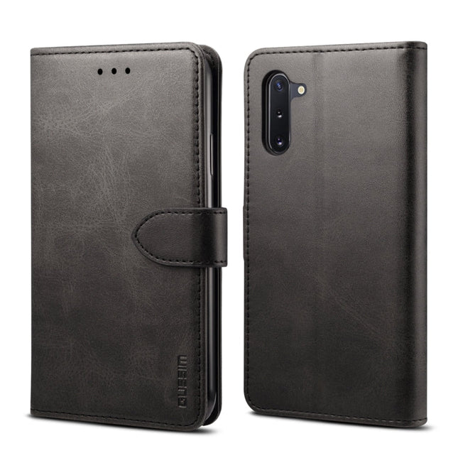 GUSSIM Business Style Horizontal Flip Leather Case with Holder & Card Slots & Wallet, For Galaxy Note 10+, For Galaxy Note 10