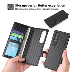 2 in 1 Split Folding Leather Phone Case, For Samsung Galaxy Z Fold3 5G