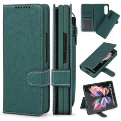 2 in 1 Split Folding Leather Phone Case, For Samsung Galaxy Z Fold3 5G