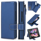 For Samsung Galaxy Z Fold3 5G / Twill Royal Blue