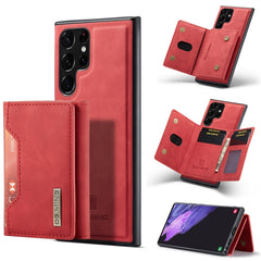 DG.MING M2 Series 3-Fold Multi Card Bag + Magnetic Back Cover Phone Case, For Samsung Galaxy S22 5G, For Samsung Galaxy S22+ 5G, For Samsung Galaxy S22 Ultra 5G