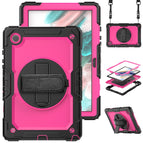 For Samsung Galaxy Tab A8 10.5 2021 X200 / X205 / Rose Red + Black