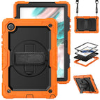 For Samsung Galaxy Tab A8 10.5 2021 X200 / X205 / Black + Orange