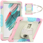 For Samsung Galaxy Tab A8 10.5 2021 X200 / X205 / Beige + Camouflage Pink