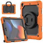 For iPad 10.2 2021 / 2020 / 2019 / Orange+Black