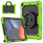 For iPad 10.2 2021 / 2020 / 2019 / Yellow Green+Black
