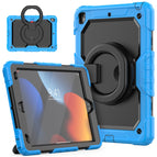 For iPad 10.2 2021 / 2020 / 2019 / Light Blue+Black