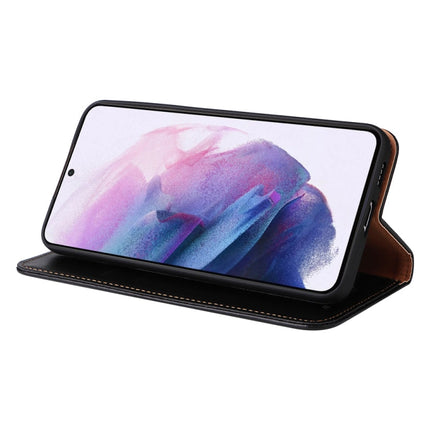 Fierre Shann PU Genuine Leather Texture Leather Phone Case, For Samsung Galaxy S22 5G, For Samsung Galaxy S22+ 5G, For Samsung Galaxy S22 Ultra 5G