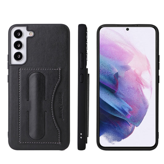 Fierre Shann Full Coverage Leather Phone Case, For Samsung Galaxy S22 5G, For Samsung Galaxy S22+ 5G, For Samsung Galaxy S22 Ultra 5G