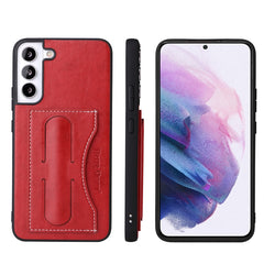 Fierre Shann Full Coverage Leather Phone Case, For Samsung Galaxy S22 5G, For Samsung Galaxy S22+ 5G, For Samsung Galaxy S22 Ultra 5G