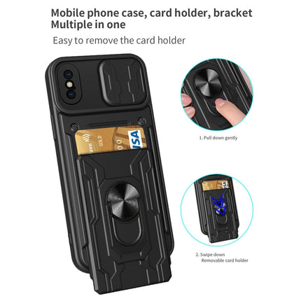 Sliding Camshield Card Phone Case, For iPhone X / XS, For iPhone XR, For iPhone XS Max